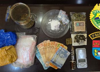 Norte Pioneiro: Polícia Militar apreende drogas e prende suspeito por tráfico em Ibaiti-PR