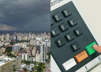 Paraná tem alerta para chuva forte e ventos de até 100 km/h nas eleições